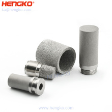 Hengko 316L polvo metálico en polvo sinterizado filtros de acero inoxidable de acero inoxidable resistencia a la corrosión de resistencia de tensión